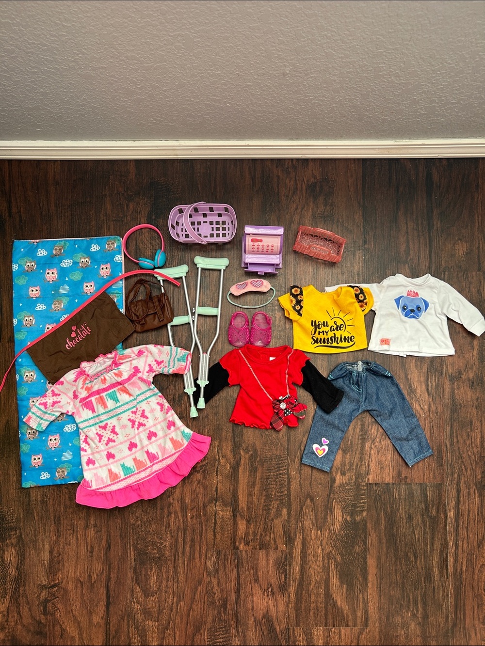 18in Doll clothes and accessories